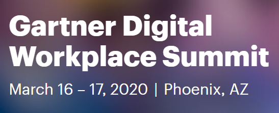 Gartner Digital Workplace Summit (행사 잠정 연기)